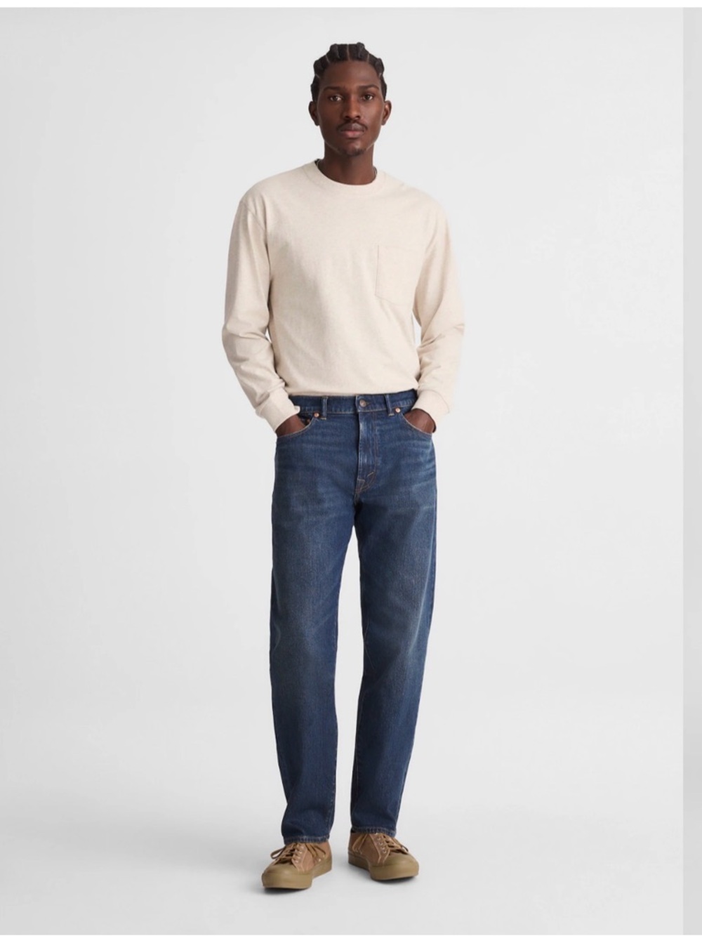 Men’s Madewell Relaxed Taper Blue Denim Jeans